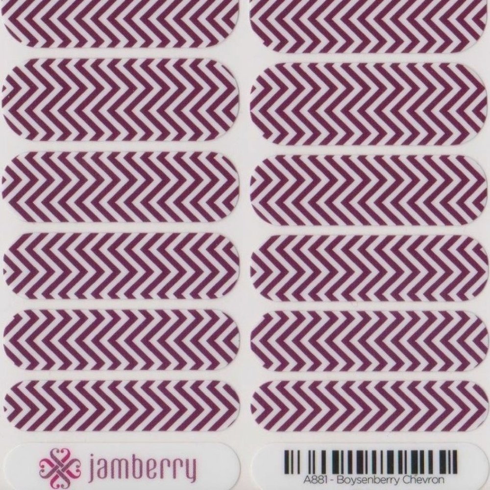 Jamberry boysenberry chevron A881 not a full set